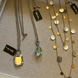 Lot of 3 Vintage Cookie Lee Brand Necklaces